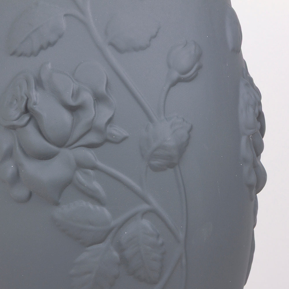 VASO FLOWER BASE BALLS CINZA E PRETO