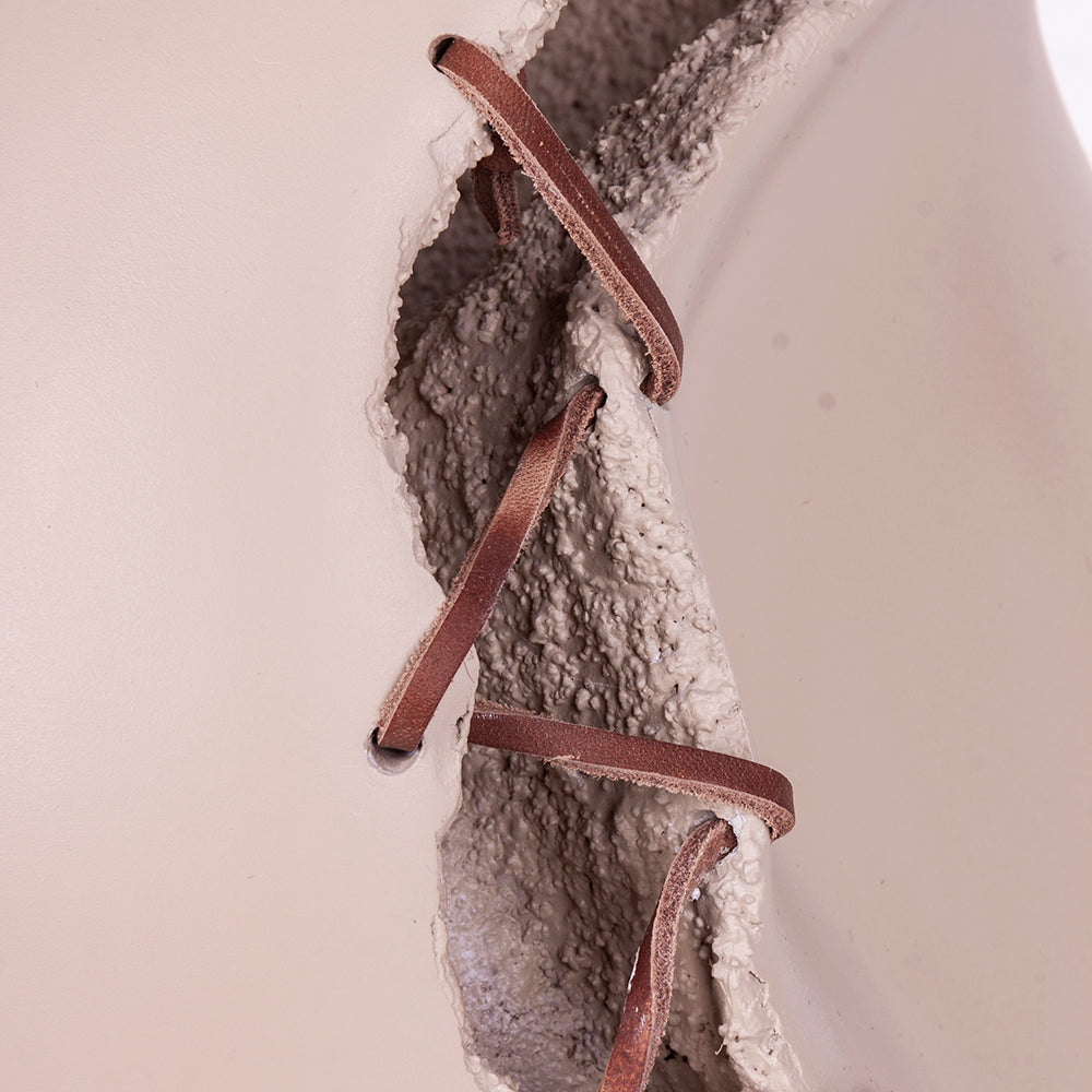 VASO CRETA COURO MARROM